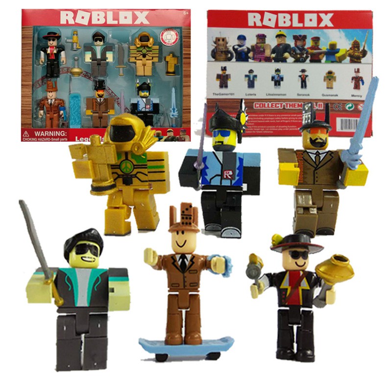 6pcs Lot Legends Of Roblox Mini Action Figures Set Game Toys Kids Gifts Shopee Malaysia - 6pcslot legends of roblox mini action figures set game toys