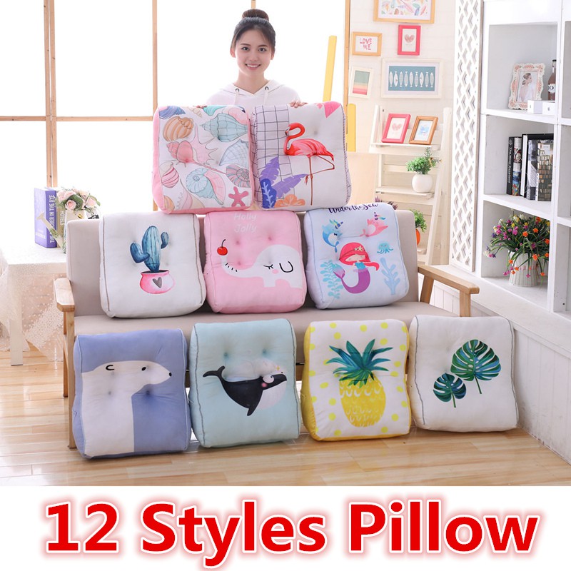 12 Styles Cartoon Sofa Cushion Wedge Pillow Back Cushion Lumbar