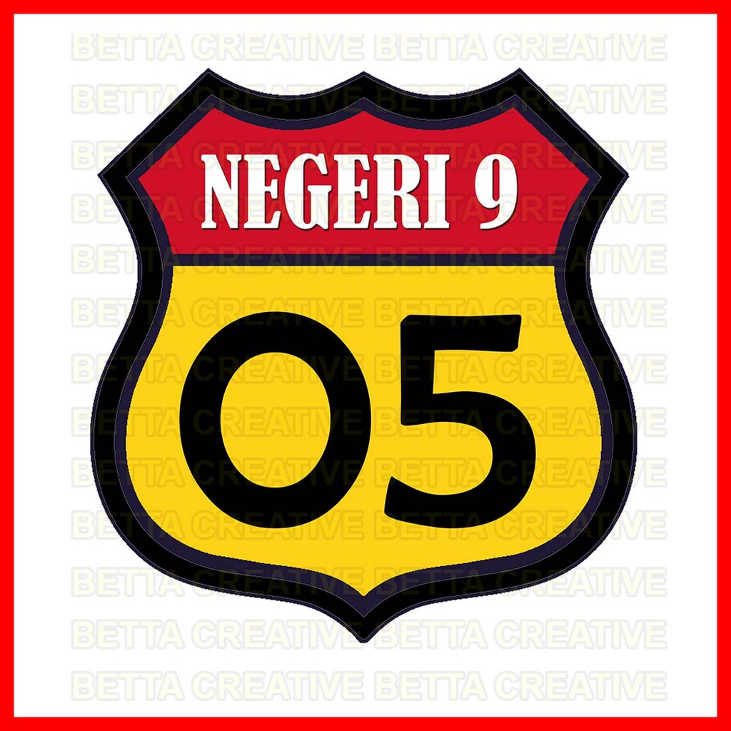 [ STIKER LORI / BIG ] Negeri Sembilan Route 66 - Car Sticker / Bumper ...