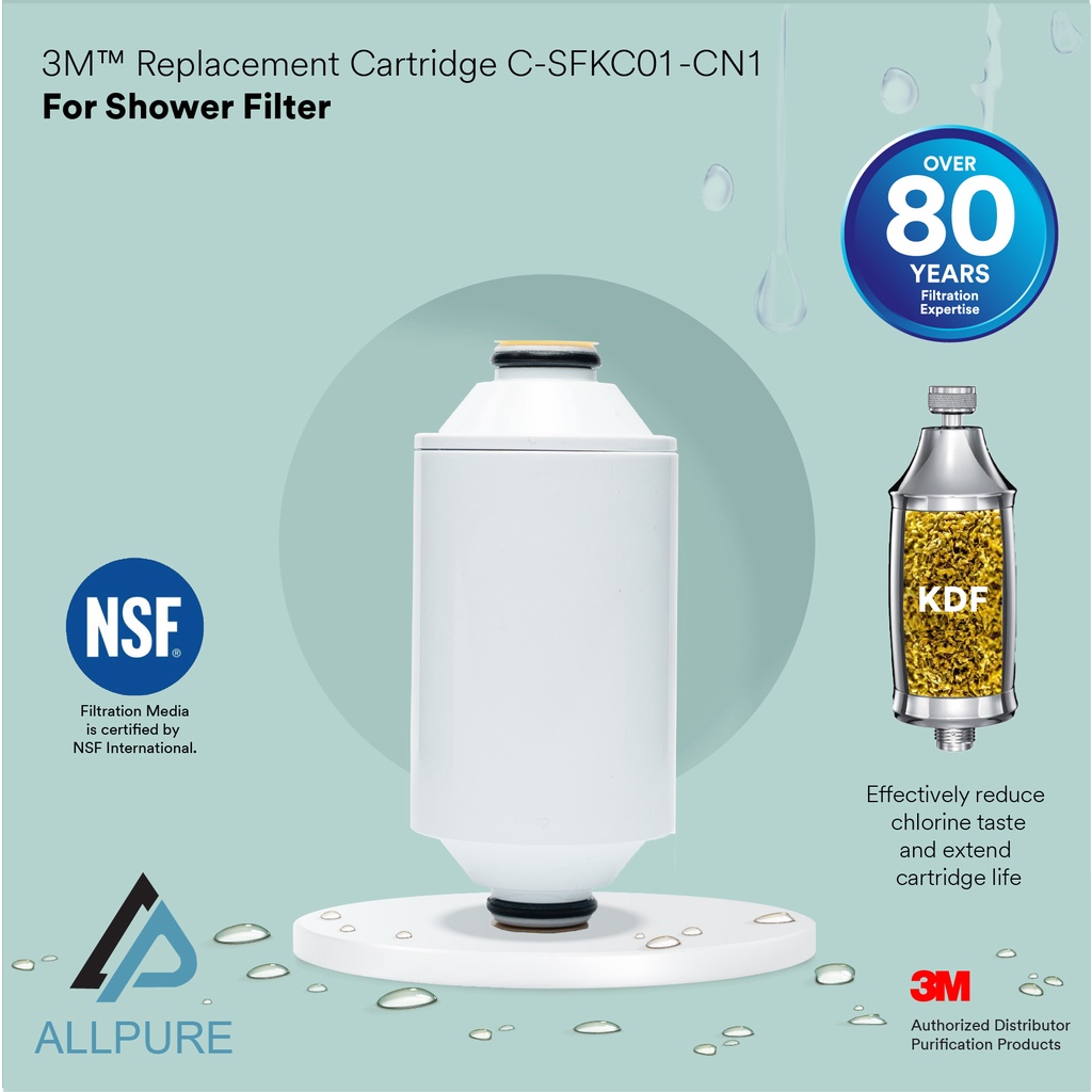 3M Shower Water Filter Replacement Cartridge SFKC01CN1 Shopee Malaysia