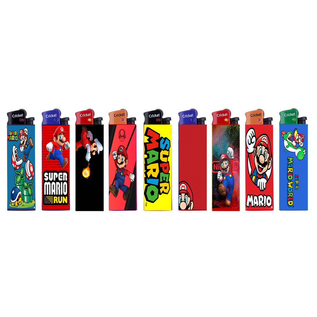SUPER MARIO BROS NINTENDO SPECIAL 9 PCS LIMITED EDITION CUSTOM LIGHTER ...