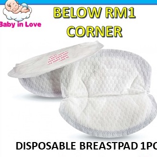 [Below RM1 Corner] Disposable Breast Pads 1 Pcs/ 1 Keping