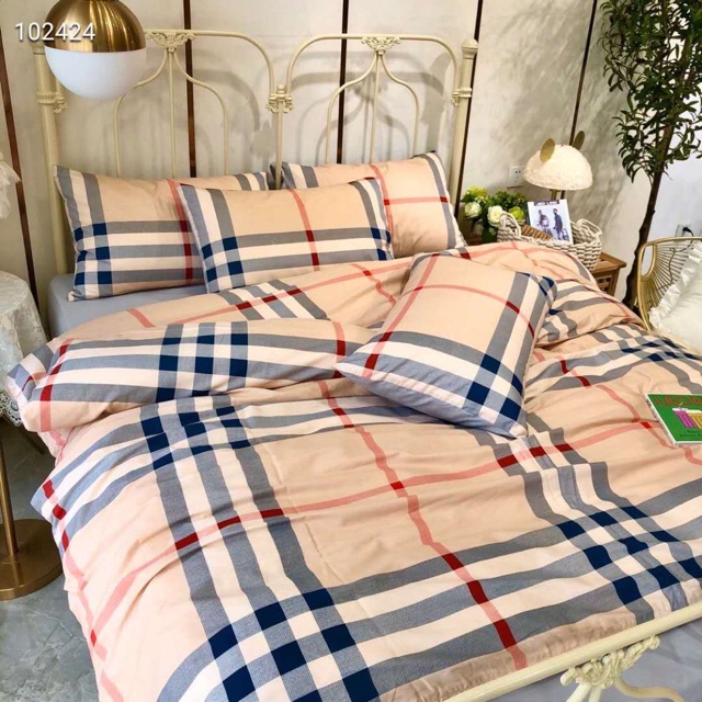 Burberry Cotton Bedding Set | Shopee Malaysia