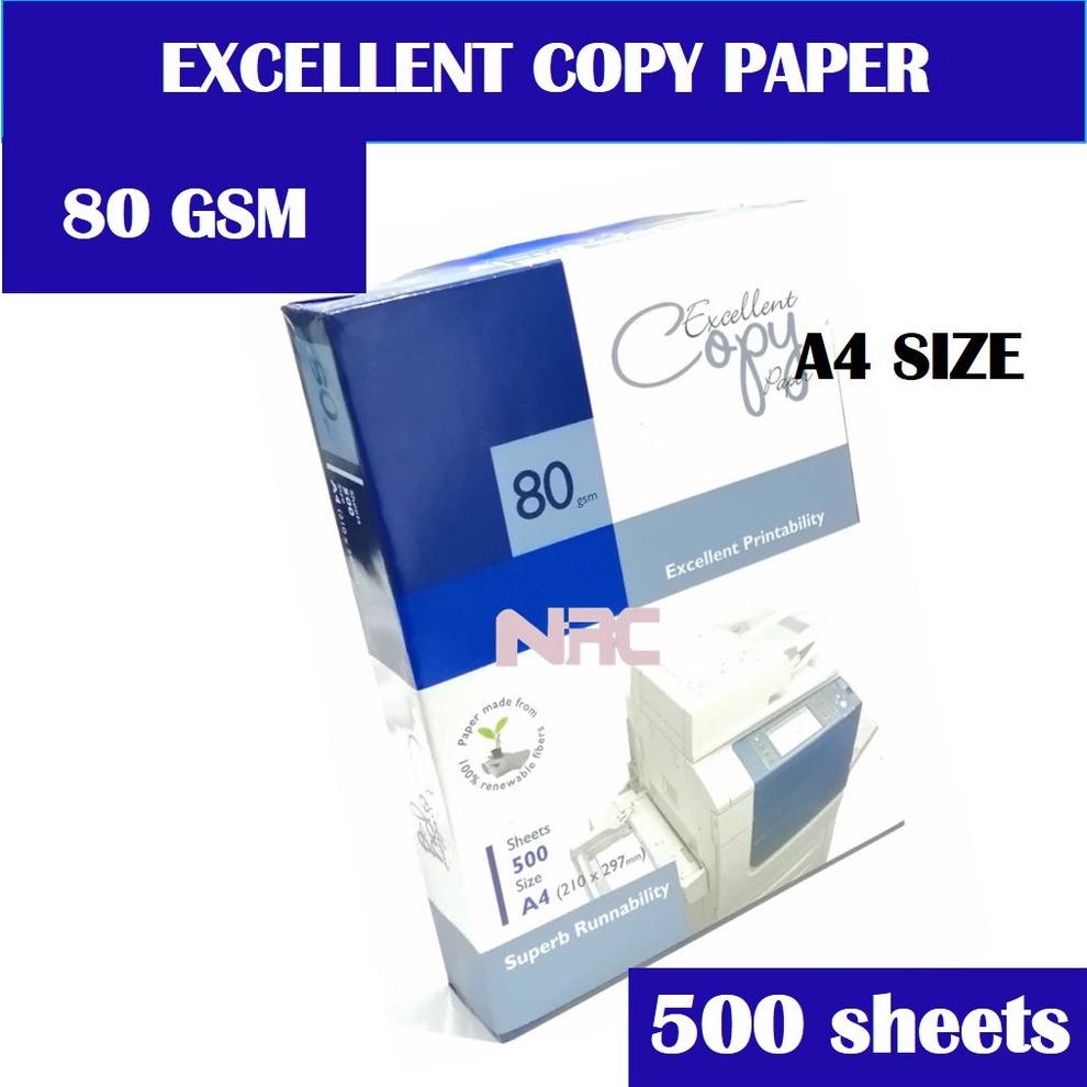 A4 Paper/Excellent Copy Paper/A4 Kertas 70gsm&80gsm/Copier Paper