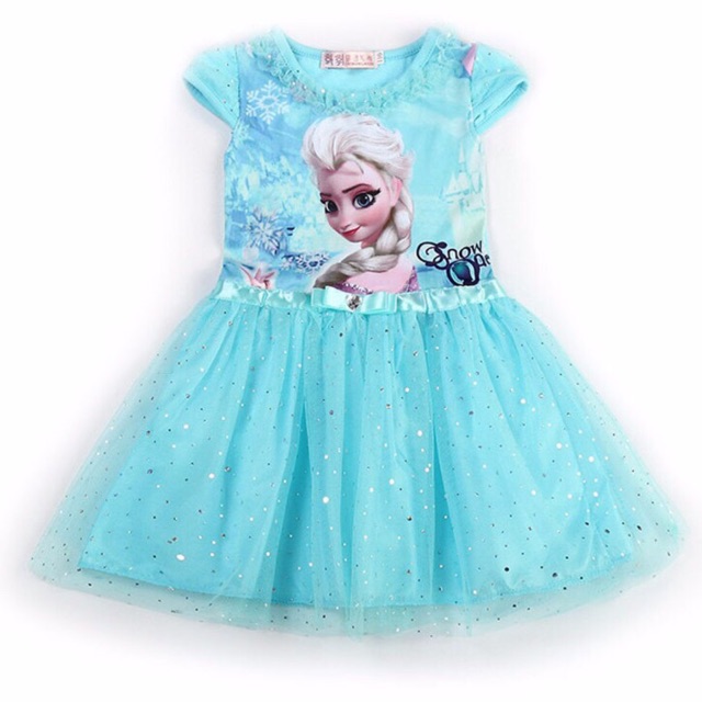 Girl dress gaun elsa frozen | Shopee Malaysia