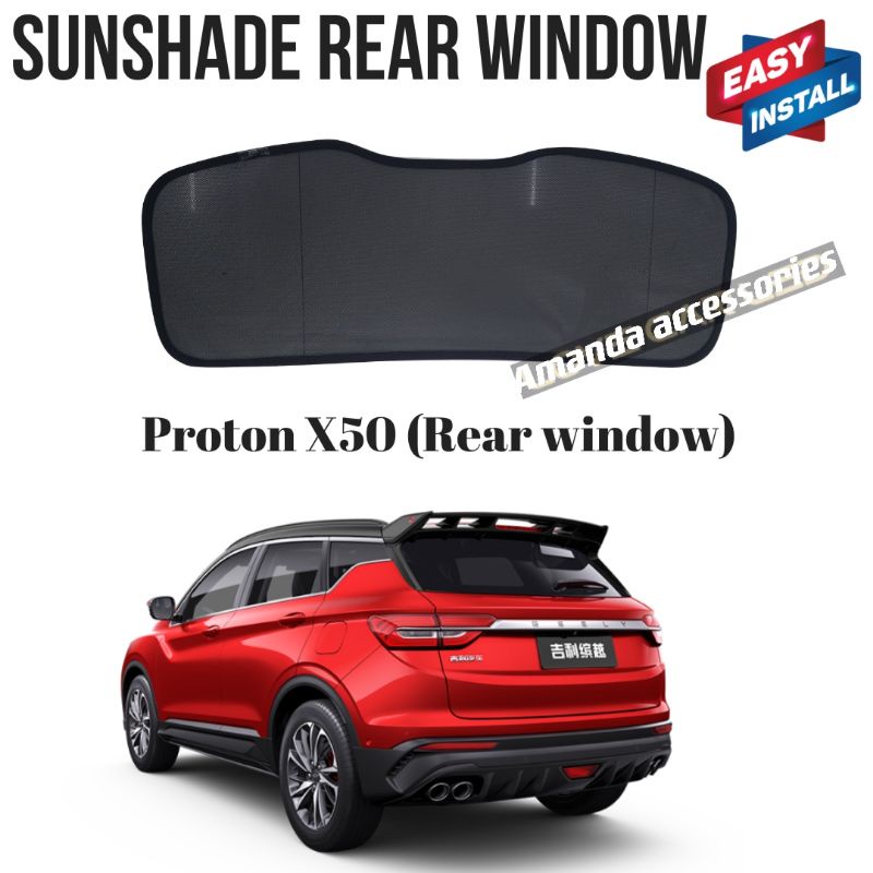 Proton X X Magnet Shade Pcs Rear Sunshade Proton X Sunshade Shopee Malaysia