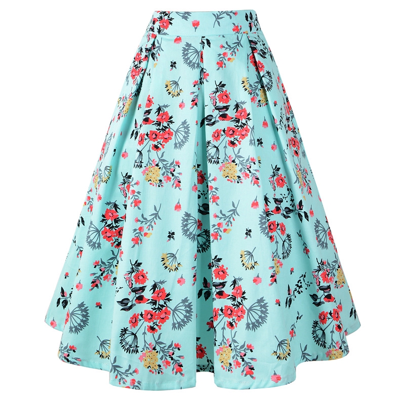 printed long skirts
