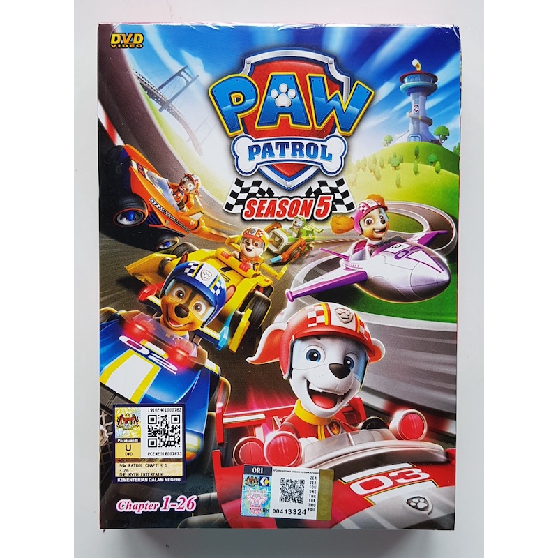 Kids Cartoon DVD Paw Patrol Season 5 Episodes) | Shopee Malaysia