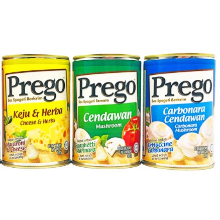 Prego Pasta Sauce Carbonara Mushroom Cheese Herbs Mushroom 1 Tin Shopee Malaysia