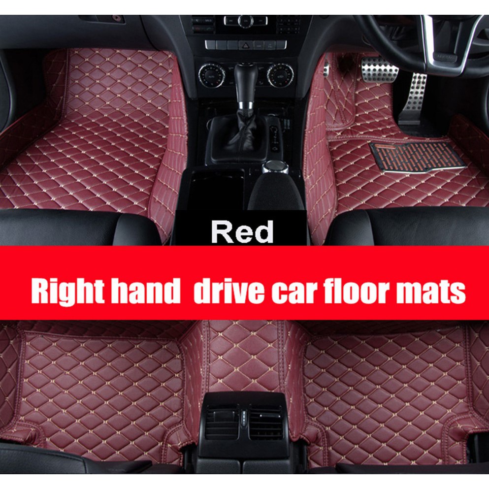 5d Leather Car Floor Mats For Mitsubishi Pajero Sport Montero