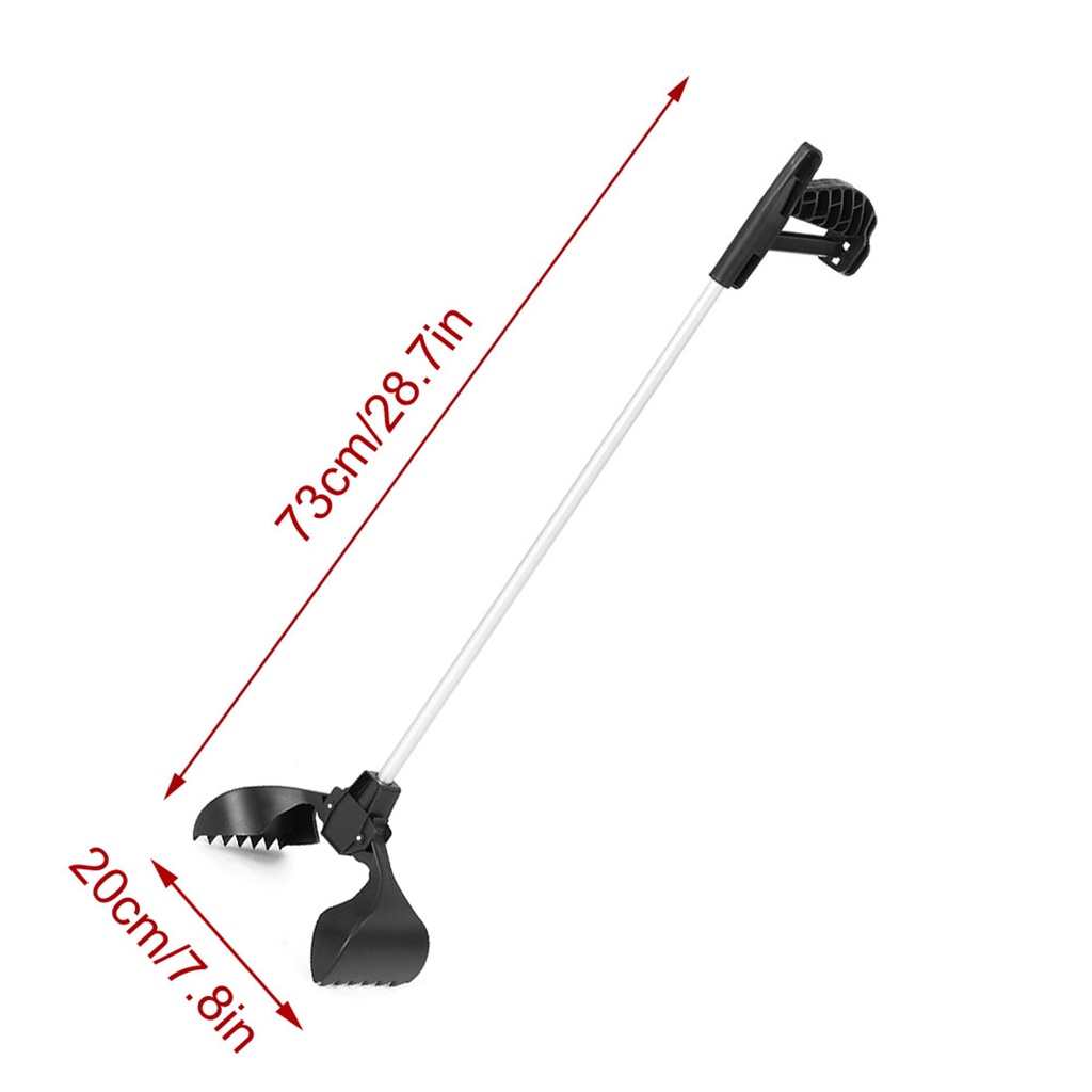 Premium Reliable Dog cat pet pooper scooper jaw poop scoop pick up clean waste Long Reach Handle Durable Have - Image 4