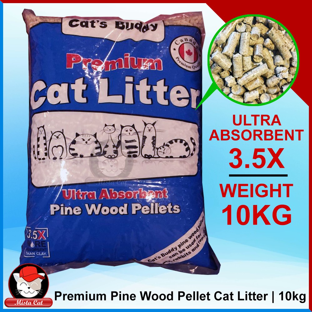 [LOW PRICE] Pine Wood Pellet Cat Litter 10kg Made in Canada
