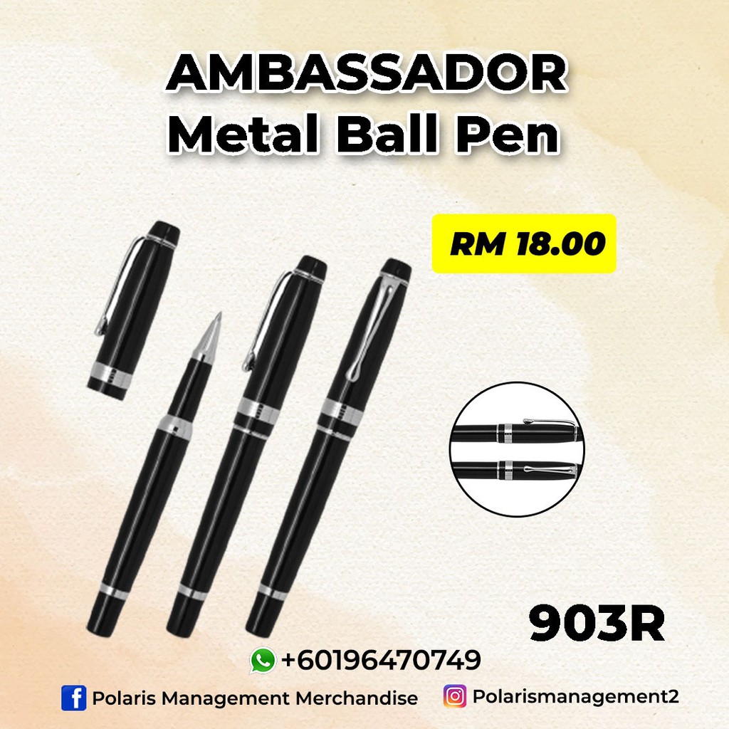 AMBASSADOR - Metal Roller Pen