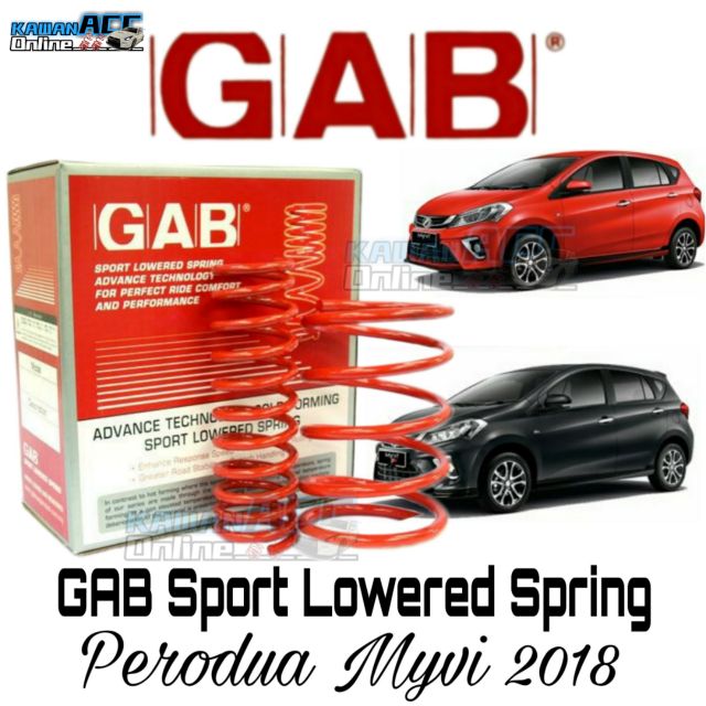 Gab Sport Spring For Perodua Myvi 18 Shopee Malaysia