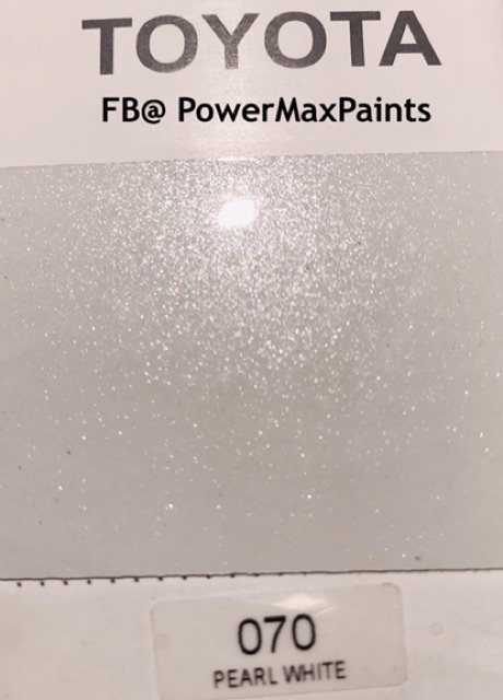 Force Toyota Crystal Pearl White 070 2k Car Paint Shopee Malaysia