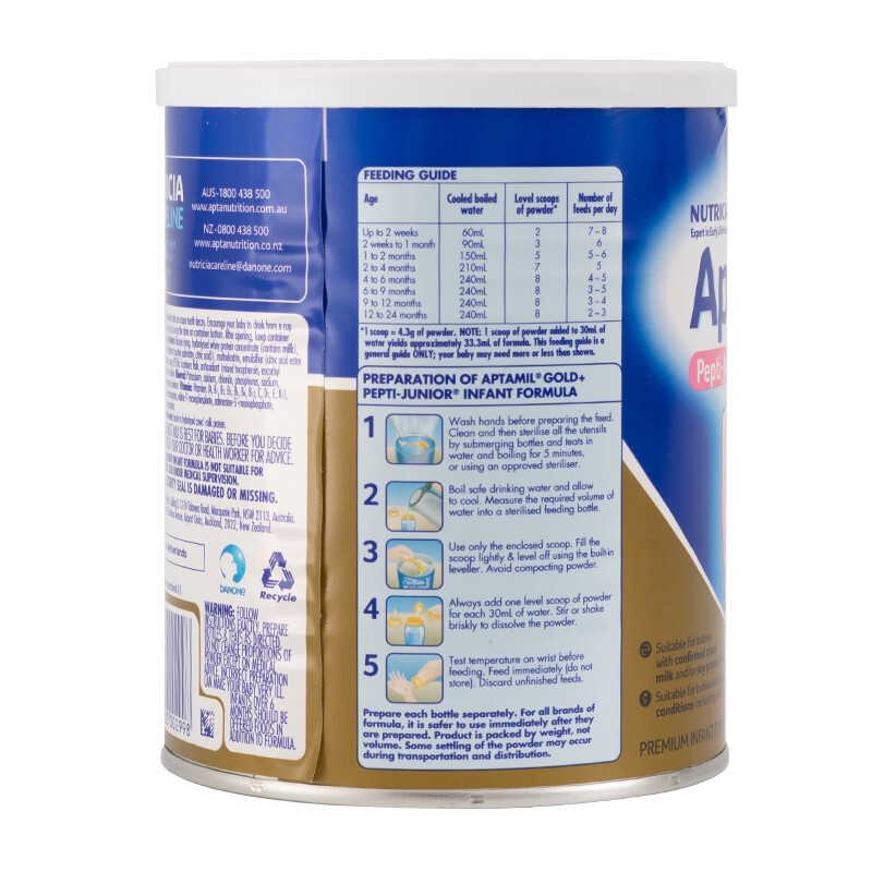 Aptamil Pepti Junior Deeply Hydrolyzed Lactose Free Milk Powder 450g Shopee Malaysia