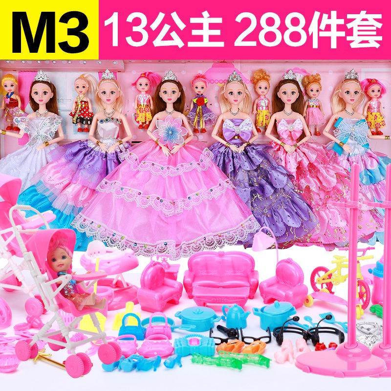 big barbie set