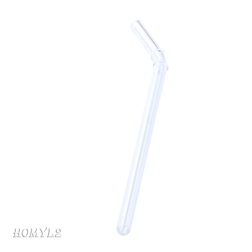 Reusable Non-toxic Eco Straw Straight Bent Pyrex Glass Drinking Straw