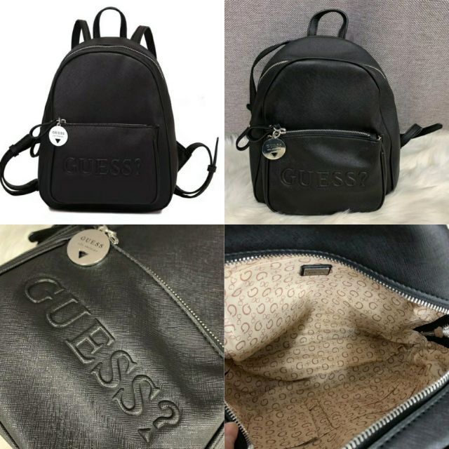 guess black mini backpack