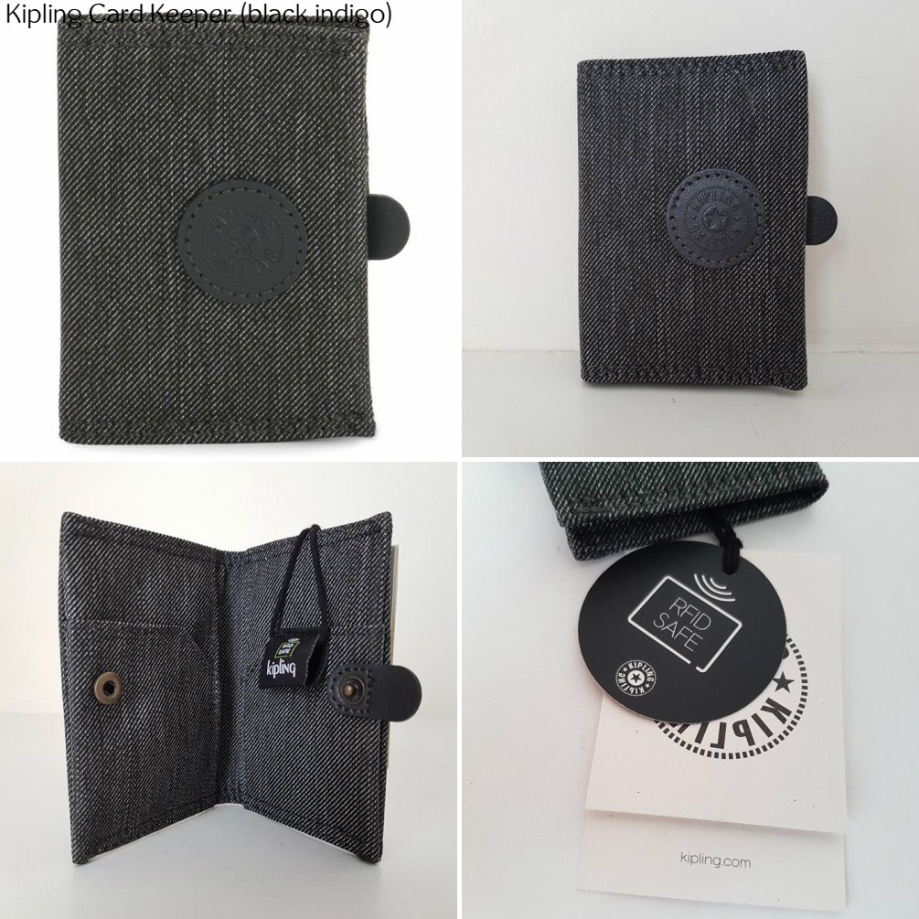 NWT Kipling Card Keeper RFIDSafe Small Cardholder Card Wallet Purse