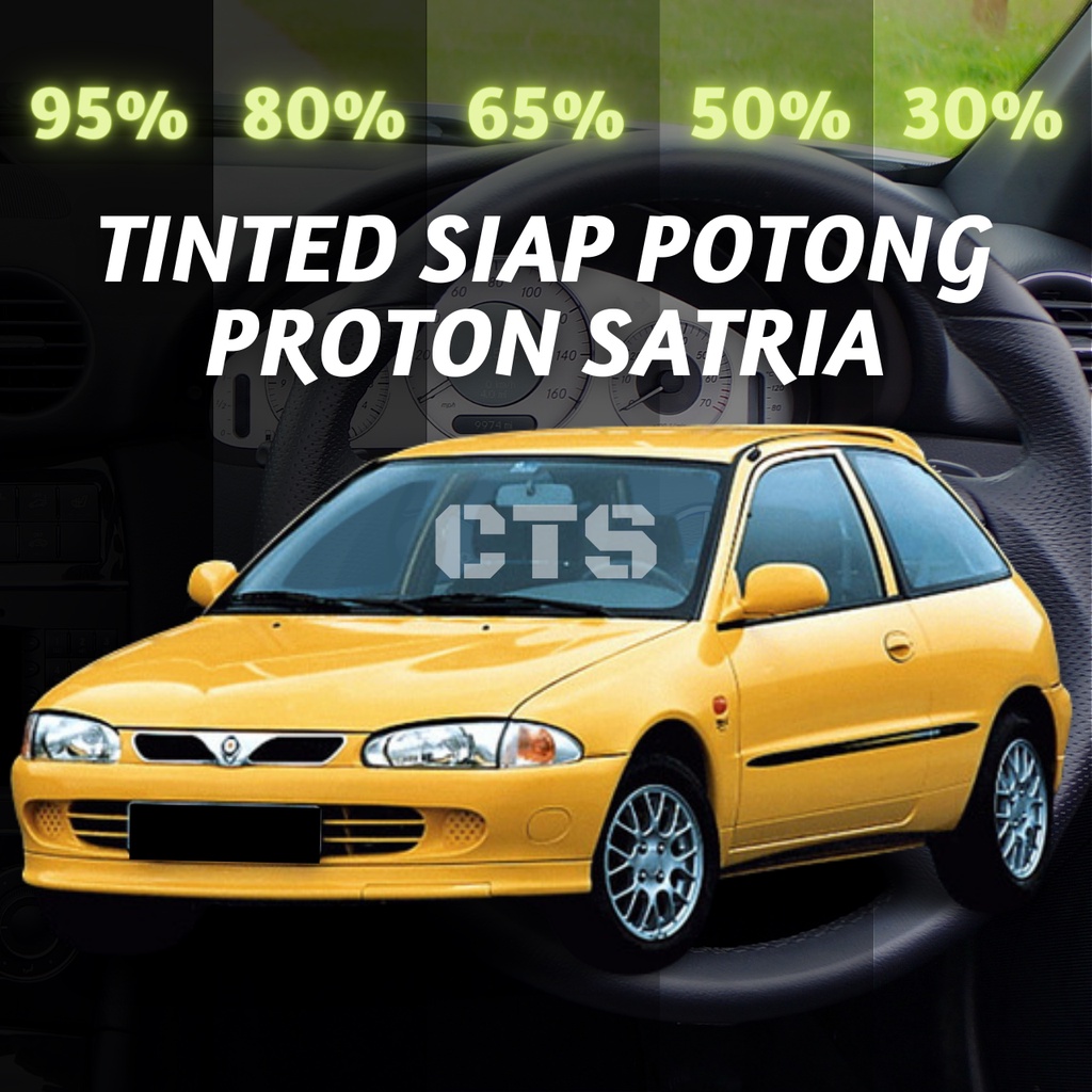 Tinted Siap Potong Pintu Proton Satria Tinted Precut Door Proton Satria Tinted