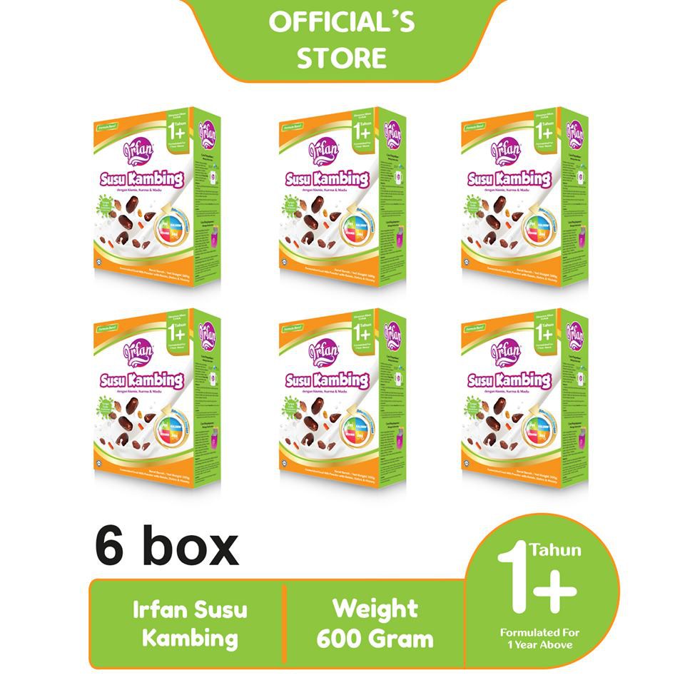 Hot Item Powdered Milk Y E S Promo Susu Kambing Irfan X 6 Kurma Madu Kismis Arabic Gum