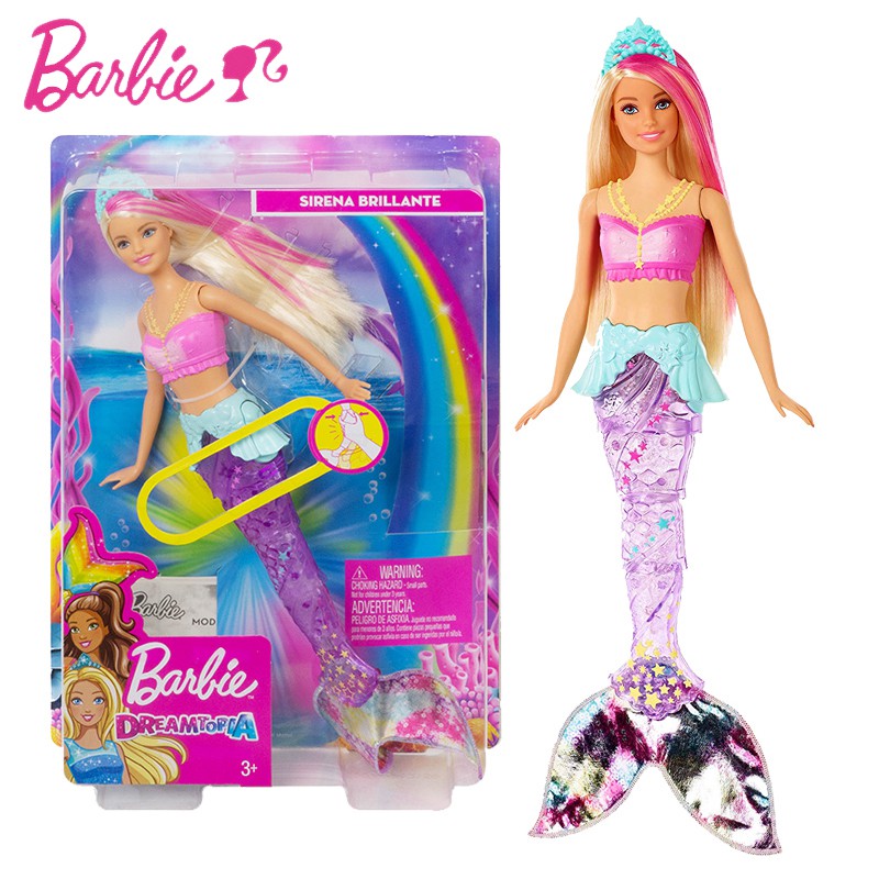 barbie mermaid glowing tail