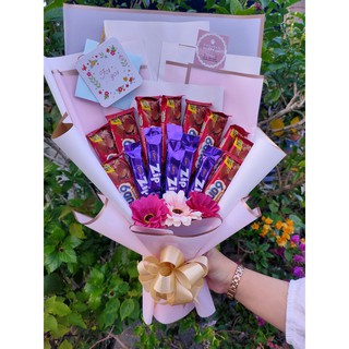 Chocolate Bouquet Cantik / Birthday surprise bouquet / Convo Bouquet ...