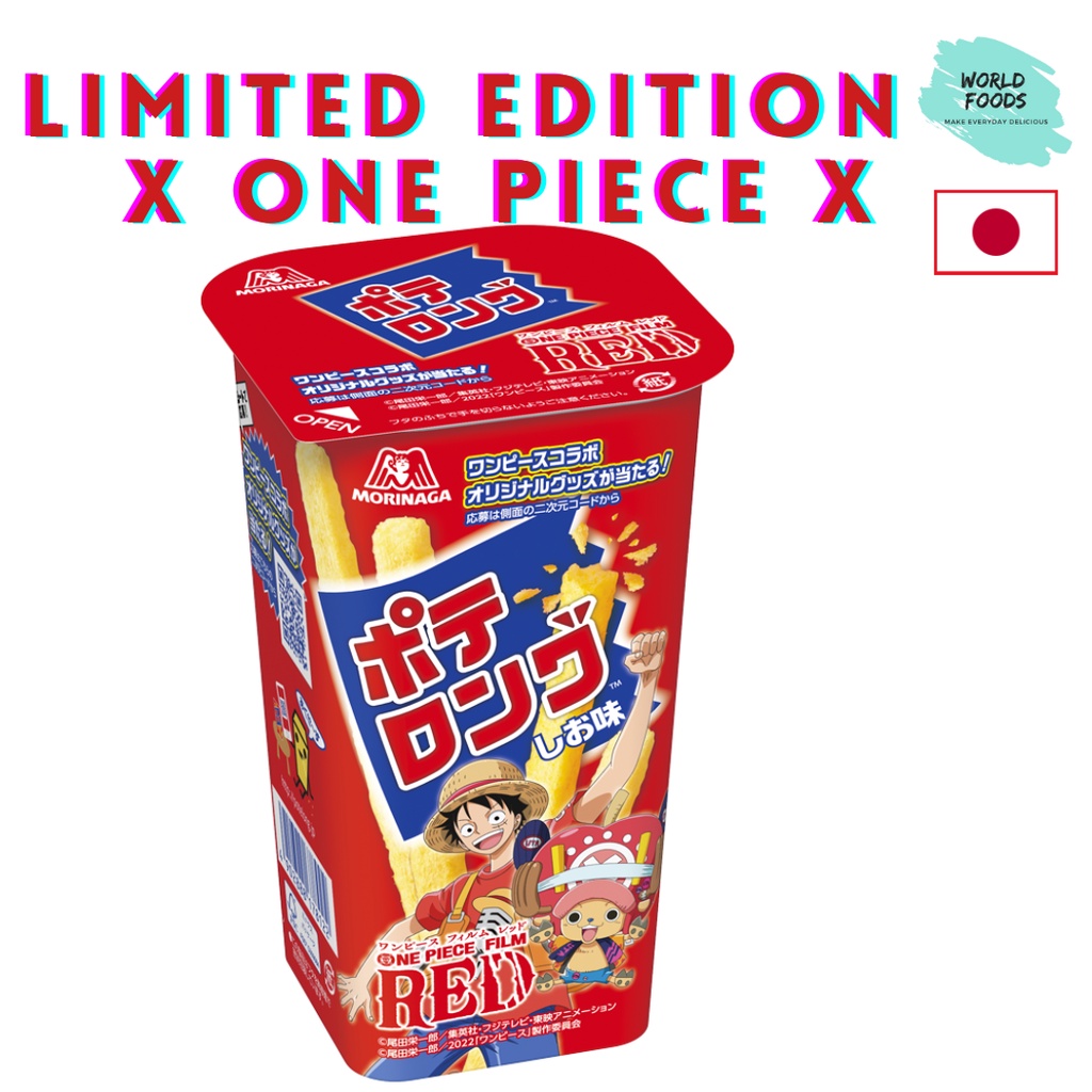 [NEW] Limited Edition One Piece Morinaga Potelong Shio Japan Potato ...