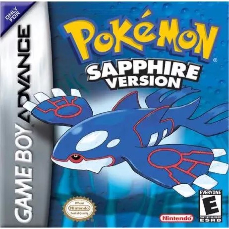 NEW POKEMON SAPPHIRE VERSION GAMEBOY ADVANCE CARTRIDGE GAME CARD ...