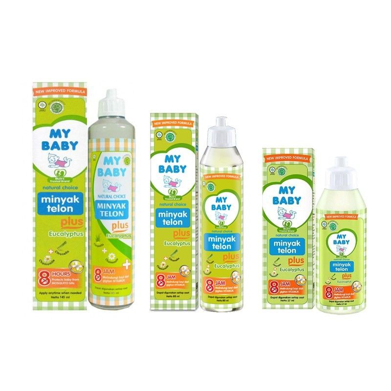 MY BABY MINYAK TELON PLUS EUCALYPTUS with citronella oil / kayu putih ...