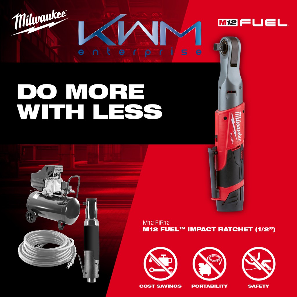 Milwaukee M12 FIR120 (Milwaukee M12 FUEL 1/2" Impact Ratchet, 0175