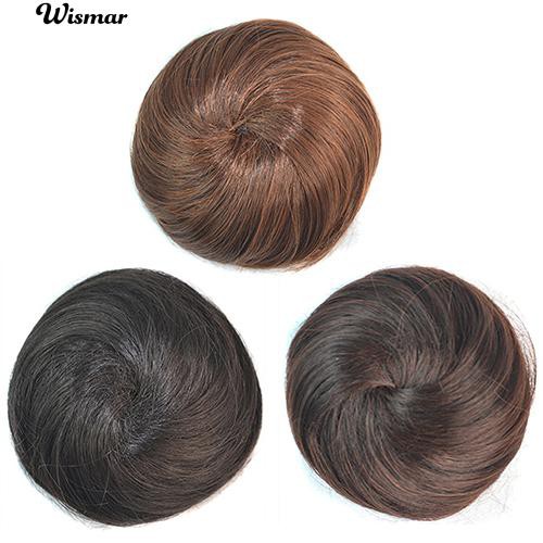 Wedding Bridalsyntheticfiber Hair Bun Hair Roller Clip Buns Hair