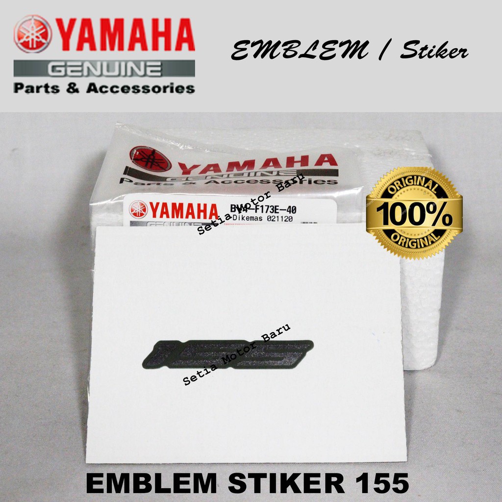 Stickers Logo Emblems 155 BV4 40 For Black Dof Nmax N Max Old Original  Yamaha | Shopee Malaysia