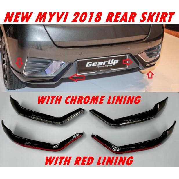 myvi 2020 rear skirt