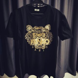 kenzo t shirt black and gold