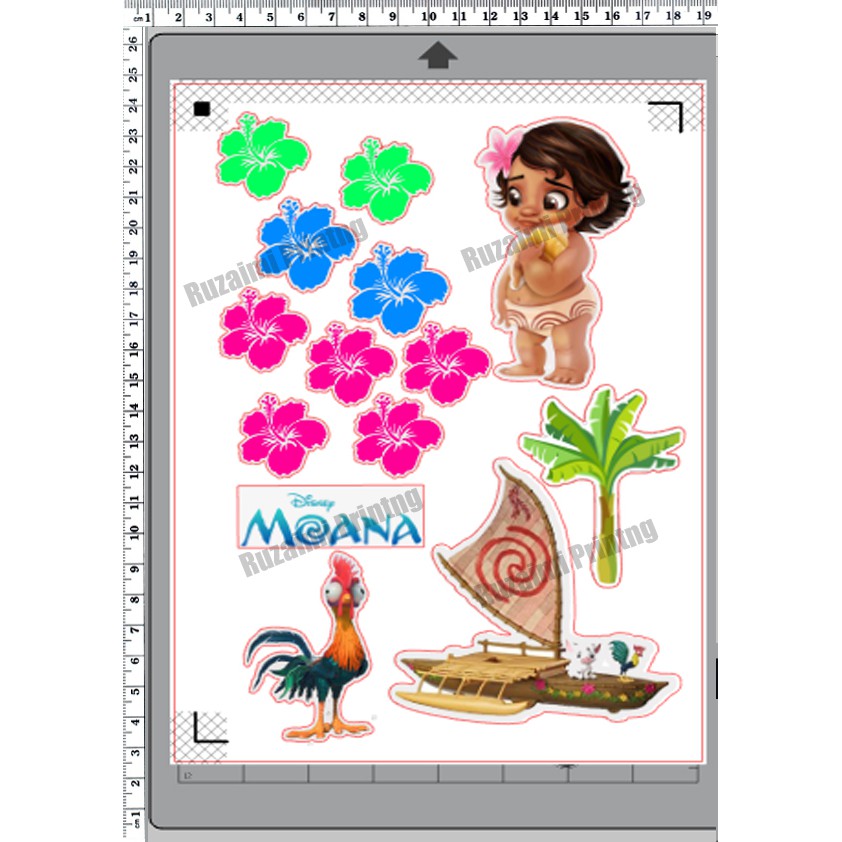 Buy Moana Cake Topper 001 Seetracker Malaysia