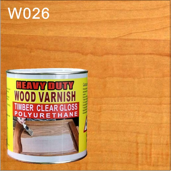 WOOD VARNISH W 026 ( 5L ) HEAVY DUTY WOOD VARNISH TIMBER CLEAR GLOSS