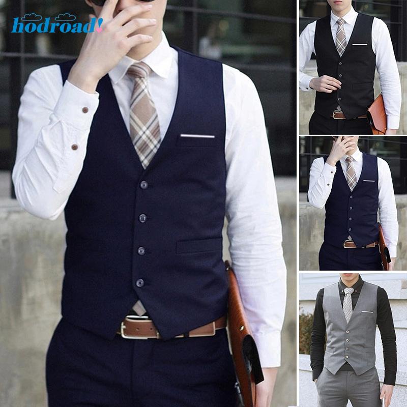 Waistcoat Jacket Mens Stylish Vest Wedding Blazer Party Suit Tuxedo  Business | Shopee Malaysia