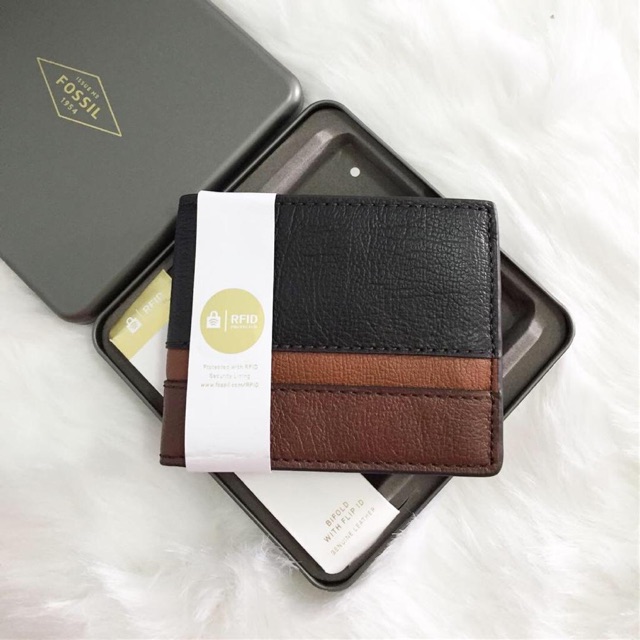 Fossil RFID Easton Traveler Men Wallet Trifold | Shopee Malaysia