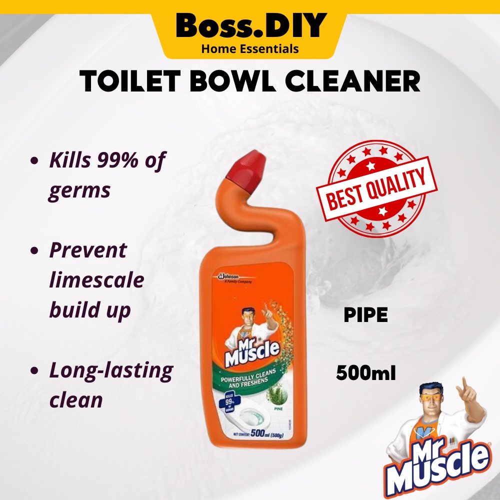 Mr Muscle Toilet Bowl Cleaner Pine 500ml Shopee Malaysia
