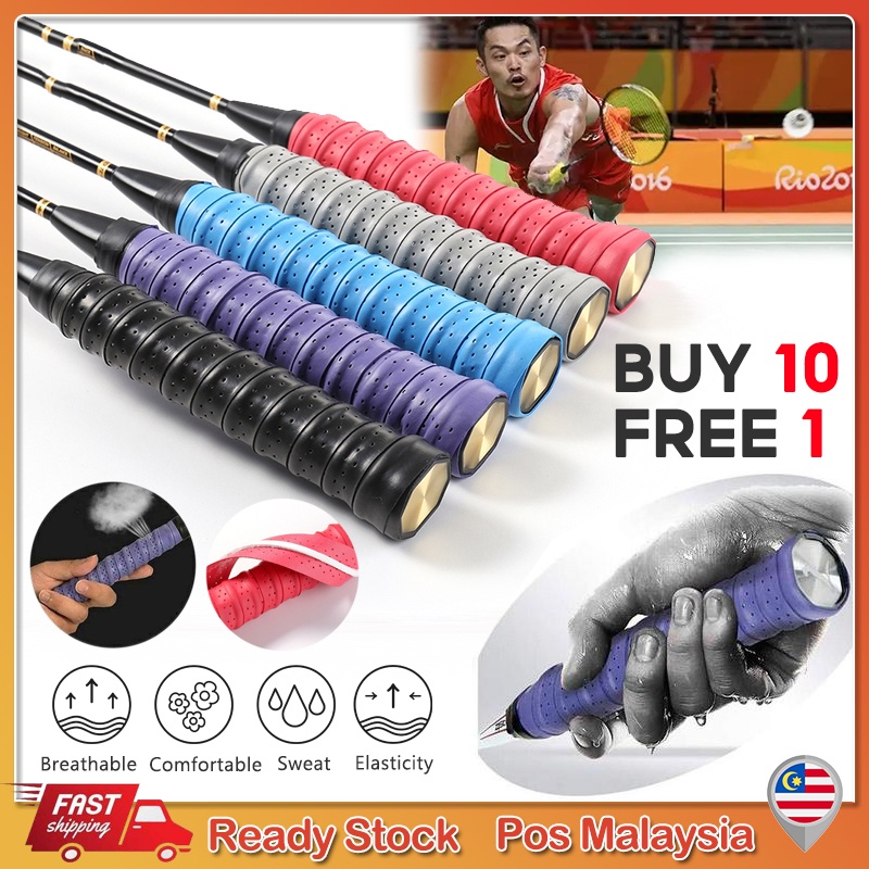 【Good Quality】 Racket Grip Tape Badminton Grip Anti Slip Absorb Sweat Multi-use Tennis Badminton Overgrip