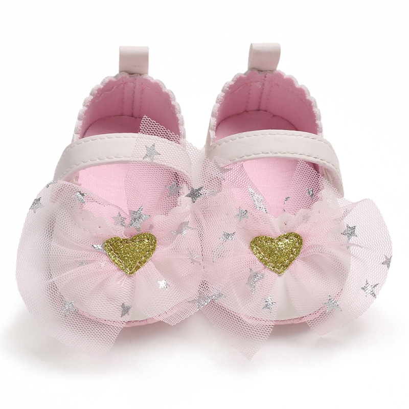 New Infant Baby Girl Princess Shoes Crib First Walking Birthday