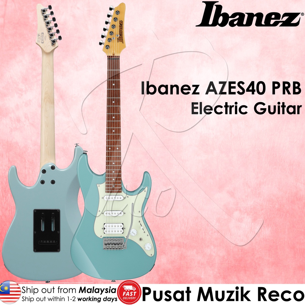 Ibanez Azes40 Prb Essential Az Series Electric Guitar With Hss Pickup