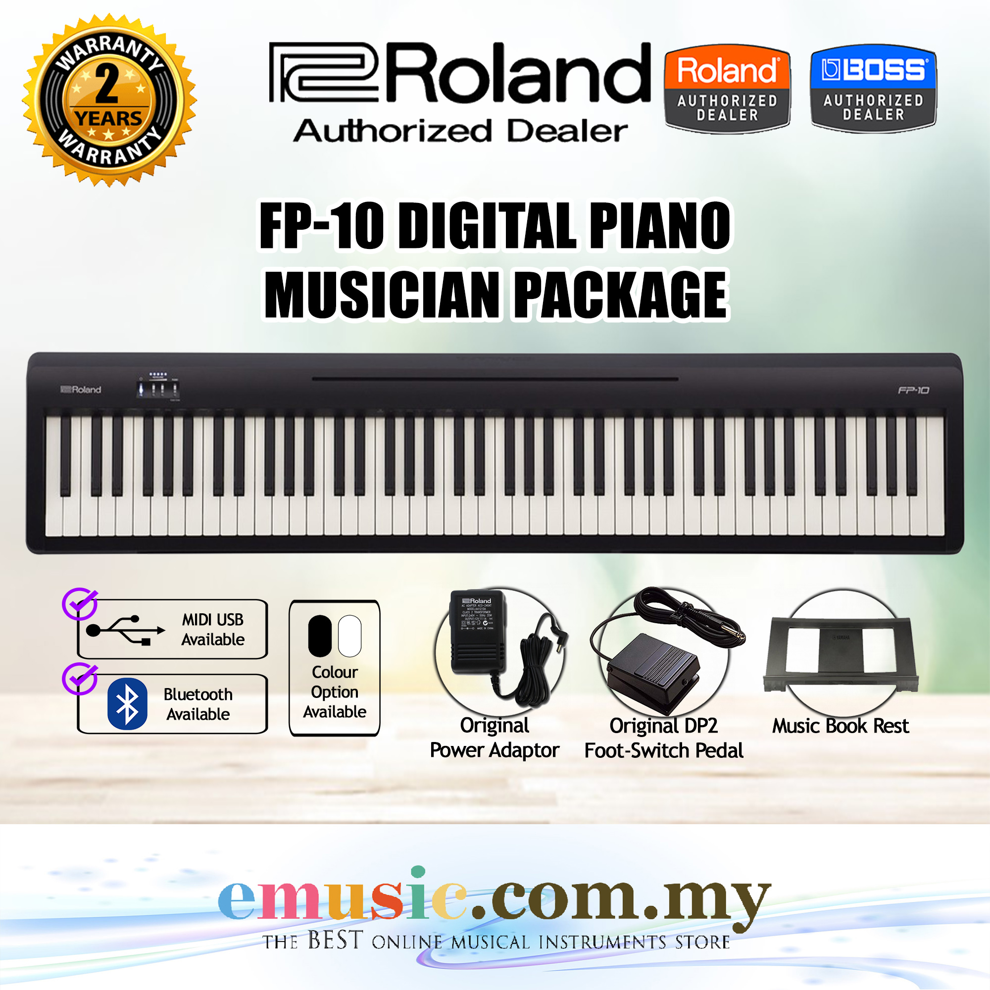 Roland Fp 10 Key Digital Piano Fp10 Fp 10 Shopee Malaysia