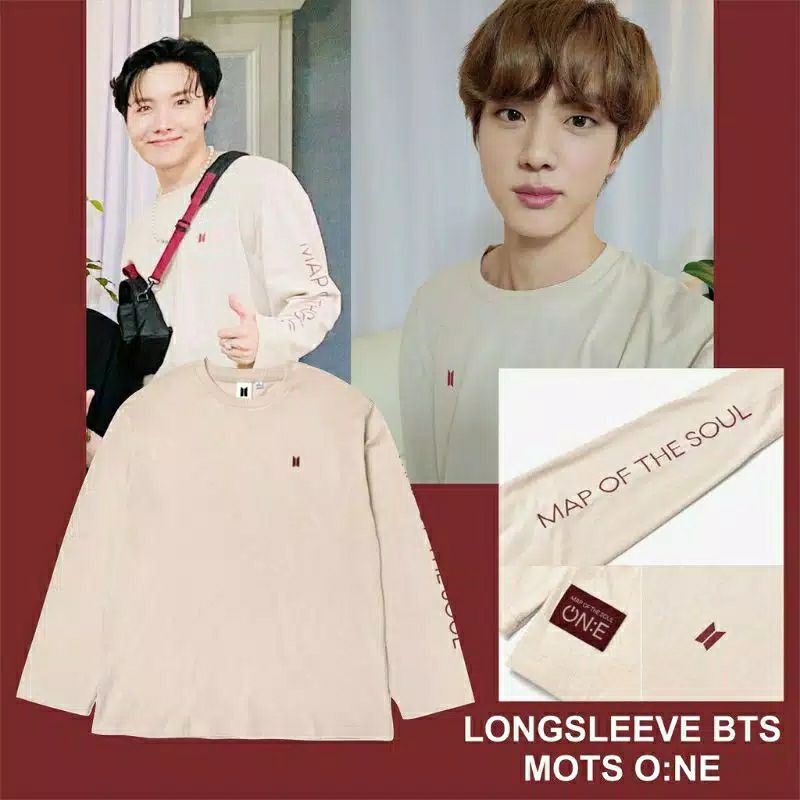 Bts Map Of The Soul On E Long Sleeve T Shirt Shopee Malaysia