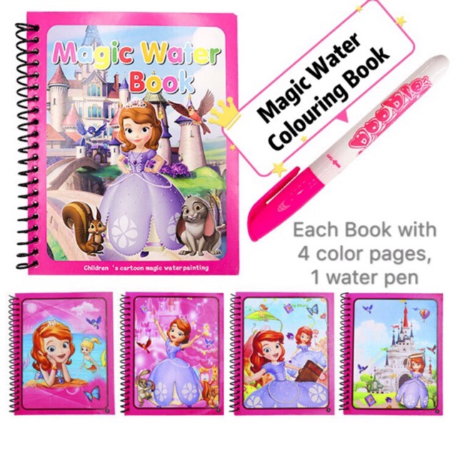 Magic Water Color Book (reusable) Shopee Malaysia