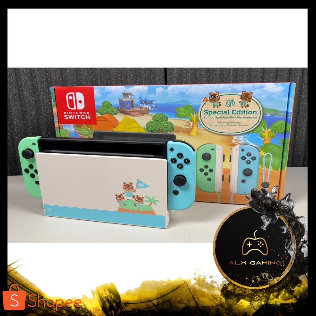 Nintendo Switch V2 Animal Crossing New Horizon Limited Edition 任天堂动森限量版 ...