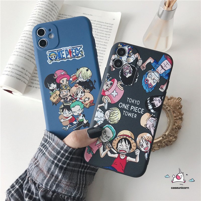 Japan Anime Cartoon One Piece Case Iphone 12 Pro Max Iphone 11 Pro Max 6 6s 7 8 Plus X Xr Xs Max Se Soft Tpu Cases Cover Shopee Malaysia