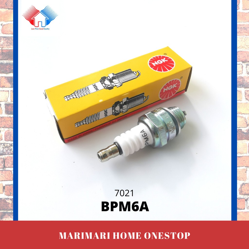 NGK SPARK PLUG BPM6A 7021 Mesin Rumput Plug Lawn Mower Plug Shopee